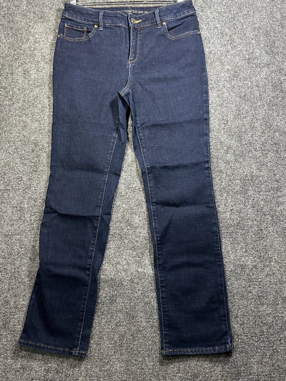 Chicos Jeans Womens 4 Short So Slimming Dark Wash Cotton Stretch Chicos 0